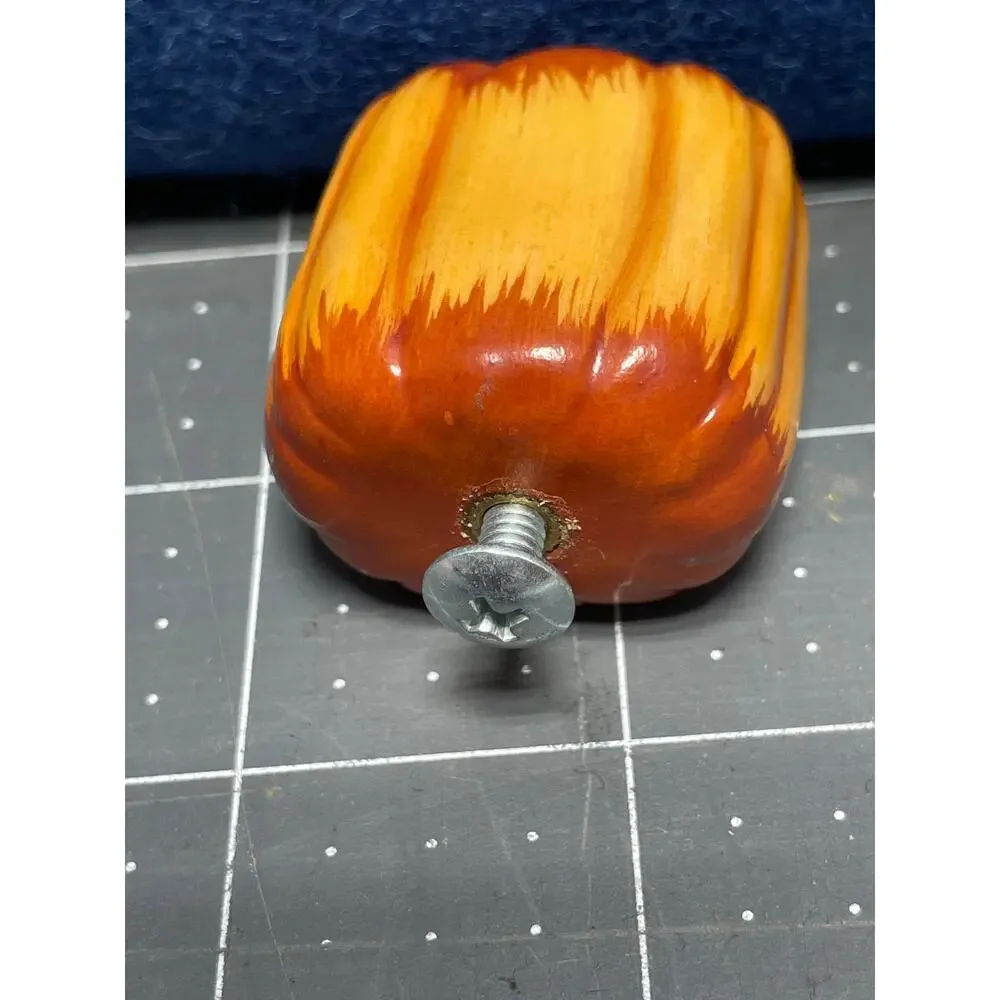 Longaberger Basket Lid Pumpkin‎ Knob 50293 Fall Harvest